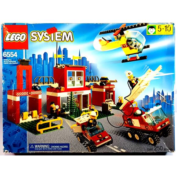 LEGO 6554 Town FIRE BLAZE BRIGADE, Open Box, New, See Pics/Descr. - Picture 9 of 16